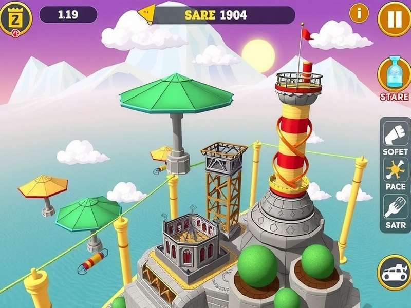 Helix Tower India Main Gameplay Helix Tower India Game Screenshot